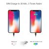 SYA001068001A_8.jpg 2 in 1 Single USB-C / Type-C Port Travel Charger + 3A PD 3.0 USB-C / Type-C to USB-C / Type-C Fast Charge Data Cable Set, Cable Length: 2m, 18W 2m