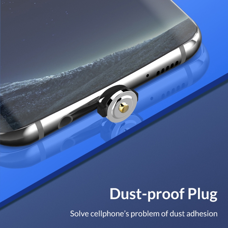 2 in 1 USB to 8 Pin + Micro USB Magnetic Metal Interface Nylon Braided Charging Cable, Length: 1m, 1m 5 2 in 1 USB to 8 Pin + Micro USB Magnetic Metal Interface Nylon Braided Charging Cable, Length: 1m, 1m - Image 5