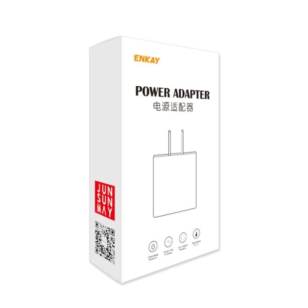 SYA0013708_5.jpg ENKAY Hat-Prince T033 18W USB QC 3.0 Fast Charging Travel Charger Power Adapter, EU Plug