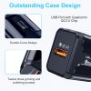 LZ-023 18W QC 3.0 USB Portable Travel Charger + 3A USB to 8 Pin Data Cable, US Plug, USB to 8 Pin Data Cable, US Plug, 8 Pin Data Cable, US Plug
