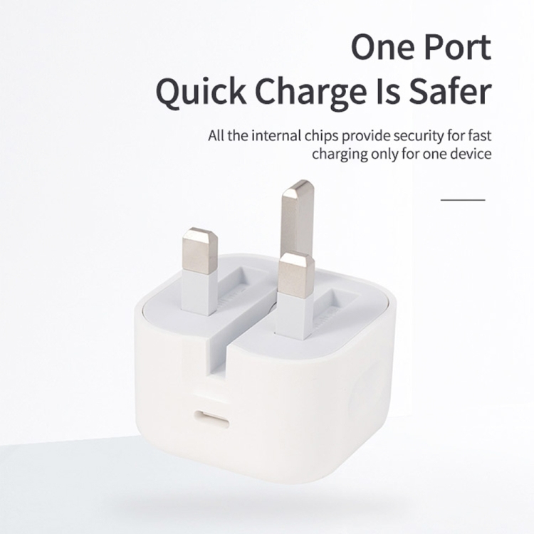 A234 20W PD 3.0 Type-C / USB-C Interface Folding Travel Charger, UK Plug 7 A234 20W PD 3.0 Type-C / USB-C Interface Folding Travel Charger, UK Plug - Image 7