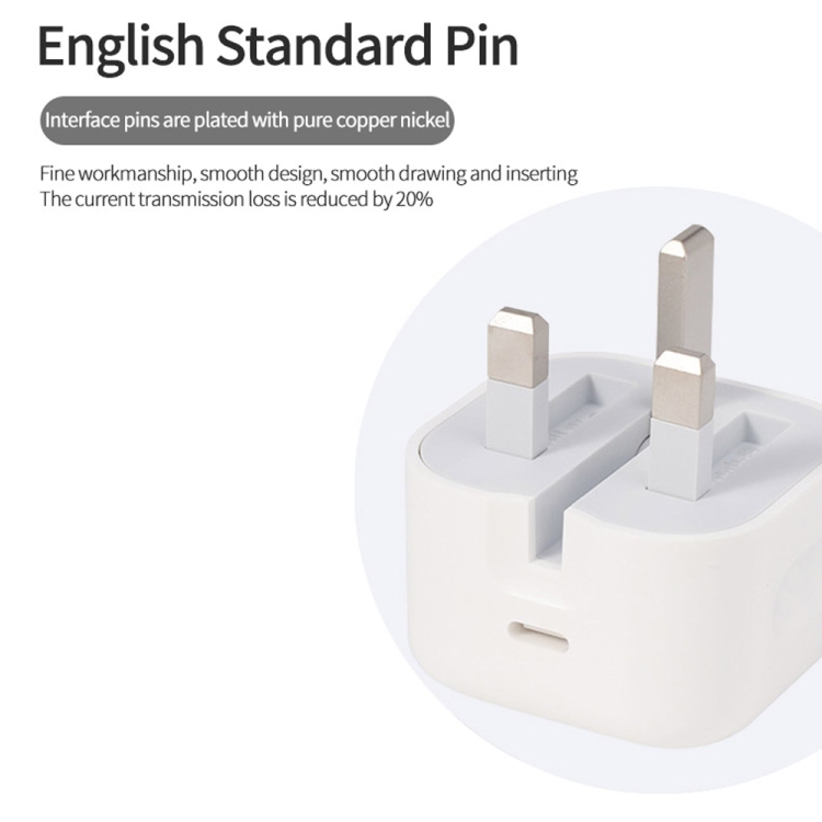 A234 20W PD 3.0 Type-C / USB-C Interface Folding Travel Charger, UK Plug 8 A234 20W PD 3.0 Type-C / USB-C Interface Folding Travel Charger, UK Plug - Image 8