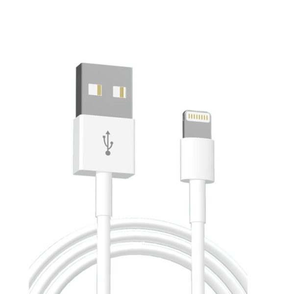 SYA001435101_B2.jpg Dual USB Portable Travel Charger + 1 Meter USB to 8 Pin Data Cable, EU Plug