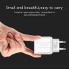 SYA001435101_B5.jpg Dual USB Portable Travel Charger + 1 Meter USB to 8 Pin Data Cable, EU Plug