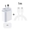 SYA001468701A-1.jpg 20W PD 3.0 Travel Fast Charger Power Adapter with USB-C / Type-C to Type-C Fast Charge Data Cable, AU Plug, 1m, 2m