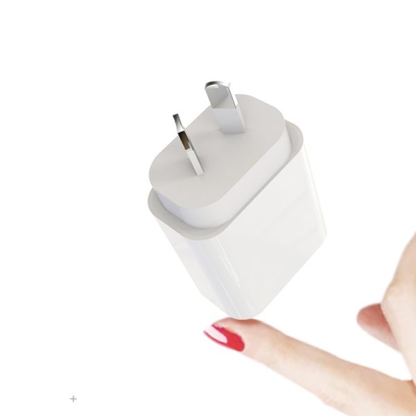 SYA001468701_B1.jpg 20W PD 3.0 Travel Fast Charger Power Adapter with USB-C / Type-C to Type-C Fast Charge Data Cable, AU Plug, 1m, 2m
