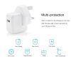 SYA0014885_3.jpg 12W USB Port Travel Charger for iPad Series / iPod Series / iPhone Series , UK Plug