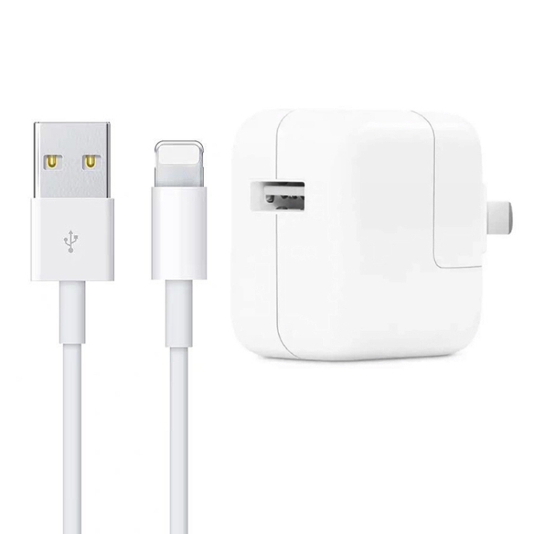 12W USB Charger + USB to 8 Pin Data Cable for iPad / iPhone / iPod Series, US Plug 1 12W USB Charger + USB to 8 Pin Data Cable for iPad / iPhone / iPod Series, US Plug