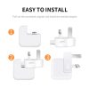 SYA0015433_5.jpg 2 PCS XJ01 Power Adapter for iPad 10W 12W Charger & MacBook Series Charger, UK Plug