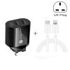 SYA001610001_B1.jpg 40W Dual Port PD / Type-C Fast Charger with Type-C to 8 Pin Data Cable, UK Plug, UK Plug + Type-C to 8 Pin Cable