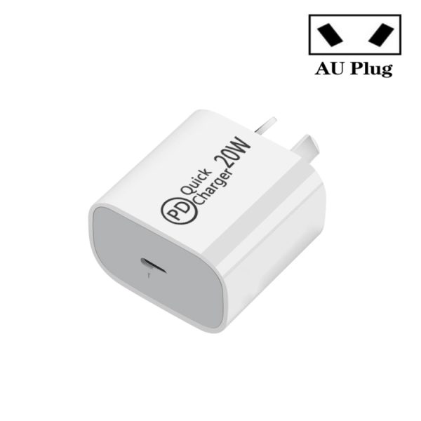 SYA0017132.jpg AU-20W PD USB-C / Type-C Travel Charger for Mobile Phone, AU Plug