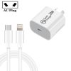 SYA001714601-1.jpg AU-20W PD USB-C / Type-C Travel Charger with USB-C to 8 Pin Data Cable, AU Plug, AU Plug + 1m 8 Pin PD Cable, AU Plug + 2m 8 Pin PD Cable