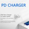 SYA001714601_B2.jpg AU-20W PD USB-C / Type-C Travel Charger with USB-C to 8 Pin Data Cable, AU Plug, AU Plug + 1m 8 Pin PD Cable, AU Plug + 2m 8 Pin PD Cable