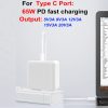 SYA001825301_B3.jpg PD-65W USB-C / Type-C + QC3. 0 USB Laptop Charging Adapter, AU Plug / US Plug / EU Plug / UK Plug, AU Plug / US Plug / EU Plug / UK Plug