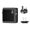 SYA001826201A-1.jpg PD-65W USB-C / Type-C + QC3. 0 USB Laptop Charging Adapter, UK Plug / US Plug, UK Plug / US Plug