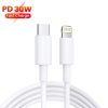 SYA0018448_2.jpg PD 35W Dual USB-C / Type-C Ports Charger with 1m Type-C to 8 Pin Data Cable, EU Plug