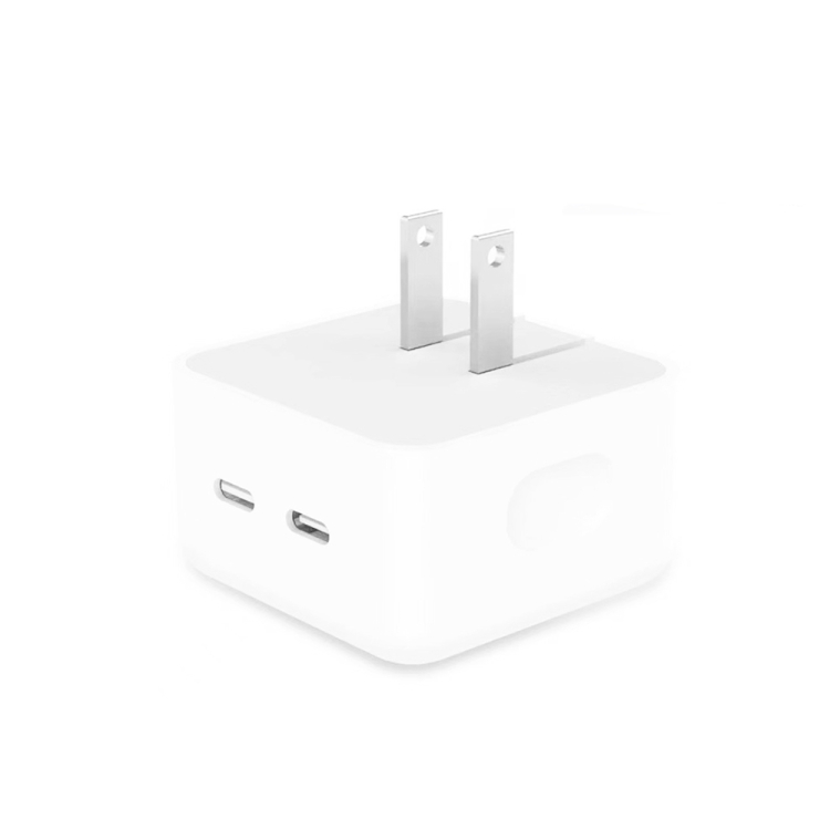 PD 35W Dual USB-C / Type-C Ports Charger for iPhone / iPad Series, US Plug 1 PD 35W Dual USB-C / Type-C Ports Charger for iPhone / iPad Series, US Plug