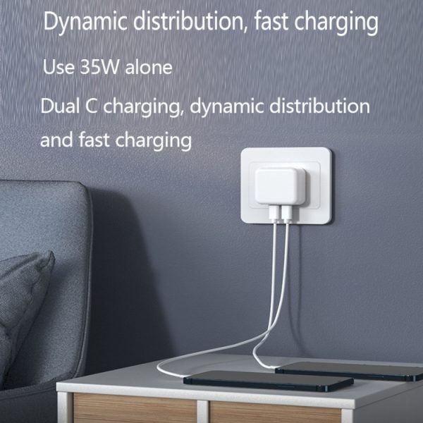 SYA0018730_4.jpg PD 35W Dual USB-C / Type-C Ports Charger for iPhone / iPad Series, UK Plug