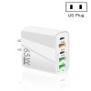 SYA001973501A-1.jpg 65W Dual PD Type-C + 3 x USB Multi Port Charger for Phone and Tablet PC, US Plug, US Plug