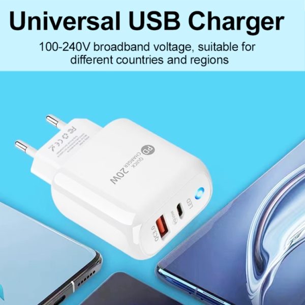 SYA002075301_B3.jpg PD04 PD20W + QC18W Mobile Phone Charger with LED Indicator, EU Plug, EU Plug