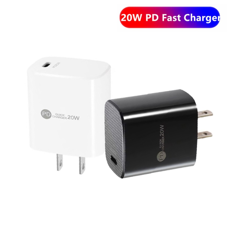 PD11 Mini Single Port PD3.0 USB-C / Type-C 20W Fast Charger for iPhone / iPad Series, US Plug, US Plug 3 PD11 Mini Single Port PD3.0 USB-C / Type-C 20W Fast Charger for iPhone / iPad Series, US Plug, US Plug - Image 3