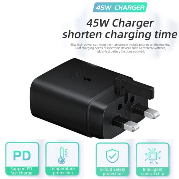 SYA002124501_B2.jpg M135 45W USB-C / Type-C Port Fast Charger, UK Plug, UK Plug