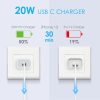 SYA002161501A_2.jpg NORTHJO NOPD2000 PD 20W USB-C / Type-C Single Port Fast Wall Charger, US Plug, EU Plug