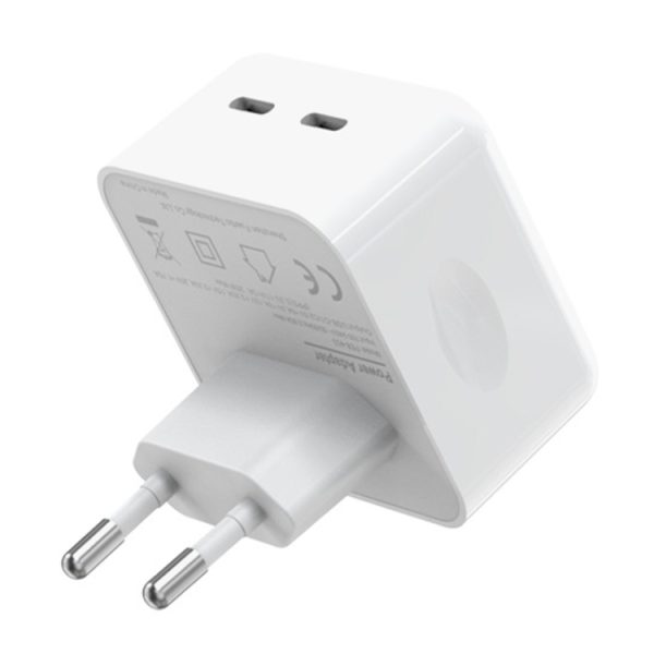 SYA002169501A-1.jpg NORTHJO NOGAN3502 GaN PD PPS 35W Dual USB-C / Type-CWall Fast Charger, EU Plug, UK Plug