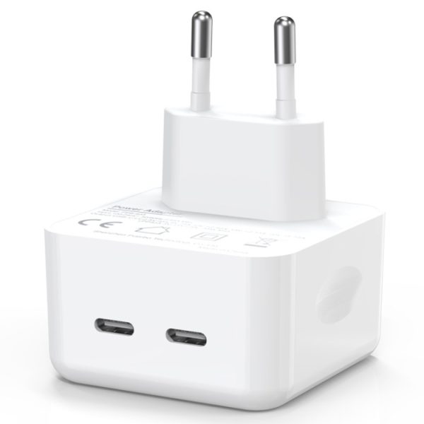 SYA002169501A_1.jpg NORTHJO NOGAN3502 GaN PD PPS 35W Dual USB-C / Type-CWall Fast Charger, EU Plug, UK Plug