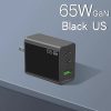 SYA002257301A_1.jpg GaN PD65W Type-C x 2 + USB3.0 Laptop Adapter for Apple MacBook Series ,US Plug