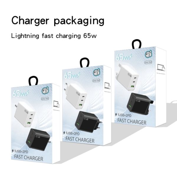 SYA0022573_B7.jpg GaN PD65W Type-C x 2 + USB3.0 Laptop Adapter for Apple MacBook Series ,US Plug