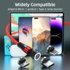 SYA0022857_B11.jpg ENKAY 3 in 1 3A USB to Type-C / 8 Pin / Micro USB Magnetic 540 Degrees Rotating Fast Charging Cable, 1m, 2m