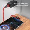 SYA0022857_B6.jpg ENKAY 3 in 1 3A USB to Type-C / 8 Pin / Micro USB Magnetic 540 Degrees Rotating Fast Charging Cable, 1m, 2m