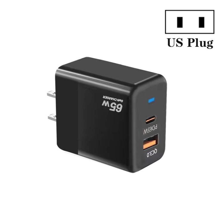 PD41 GaN PD 45W + USB Charger with USB-C to USB-C / 8 Pin Data Cable for iPhone, US Plug, US Plug 2 PD41 GaN PD 45W + USB Charger with USB-C to USB-C / 8 Pin Data Cable for iPhone, US Plug, US Plug - Image 2