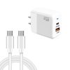 SYA002877901A-1.jpg PD41 GaN PD 45W + USB Charger with Type-C to Type-C Data Cable , US Plug, UK ...