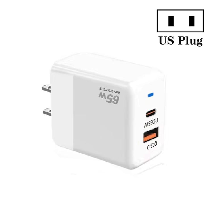 PD41 GaN PD 45W + USB Charger with Type-C to Type-C Data Cable , US Plug, UK Plug 2 PD41 GaN PD 45W + USB Charger with Type-C to Type-C Data Cable , US Plug, UK Plug - Image 2