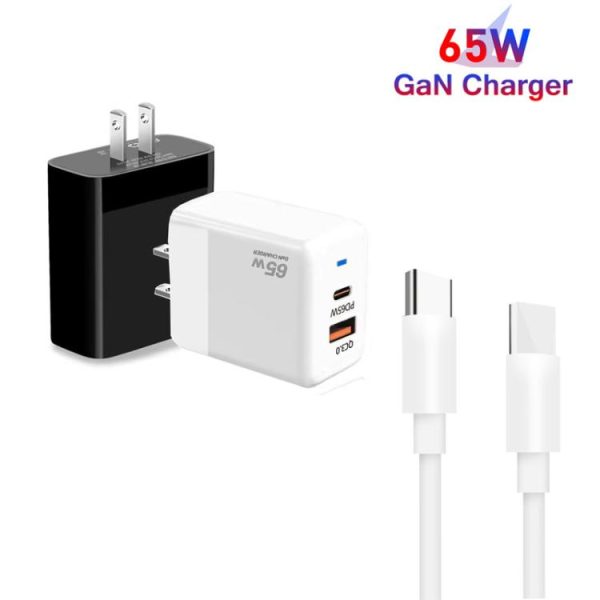 SYA0028779_B1.jpg PD41 GaN PD 45W + USB Charger with Type-C to Type-C Data Cable , US Plug, UK ...
