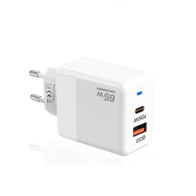 PD41 GaN PD 45W + USB Charger with Type-C to Type-C Data Cable, EU Plug, EU Plug 2 PD41 GaN PD 45W + USB Charger with Type-C to Type-C Data Cable, EU Plug, EU Plug - Image 2