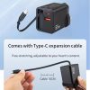 SYA0030388_B2.jpg FC1 3-in-1 70cm Retractable Type-C Cable, PD3.0, QC3.0 USB Phone Charger, EU ...