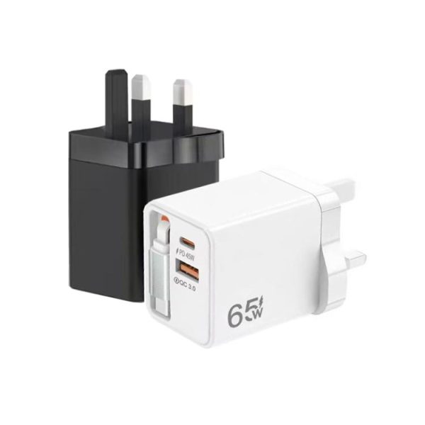 FC1 3-in-1 70cm Retractable Type-C Cable, PD3.0, QC3.0 USB Phone Charger, UK ...