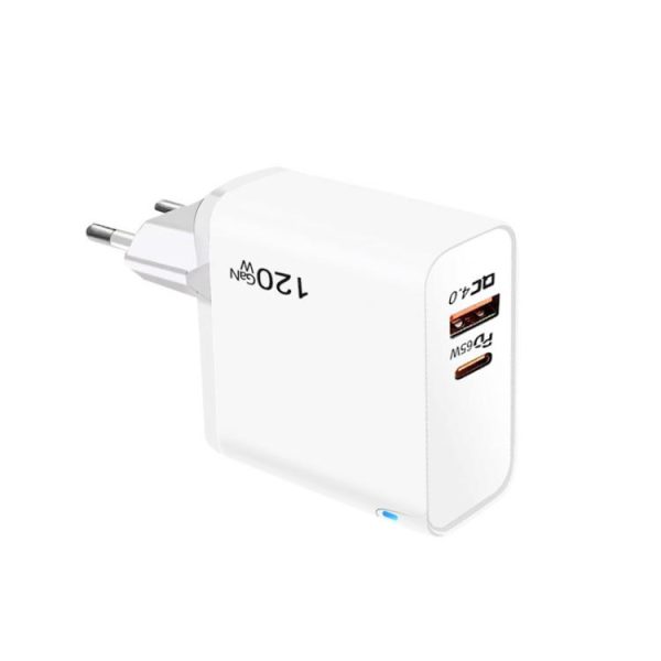 SYA003137801A-1.jpg TE-PD65 GaN PD 65W + QC4.0 USB Fully Compatible Protocol Charger ,EU Plug