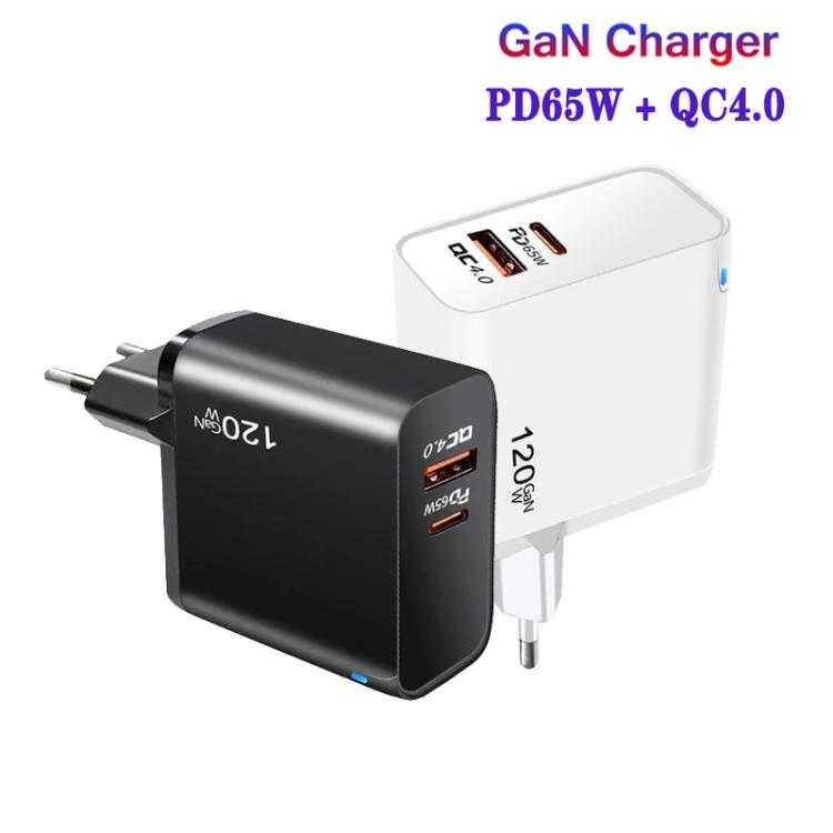 TE-PD65 GaN PD 65W + QC4.0 USB Fully Compatible Protocol Charger ,EU Plug 3 TE-PD65 GaN PD 65W + QC4.0 USB Fully Compatible Protocol Charger ,EU Plug - Image 3