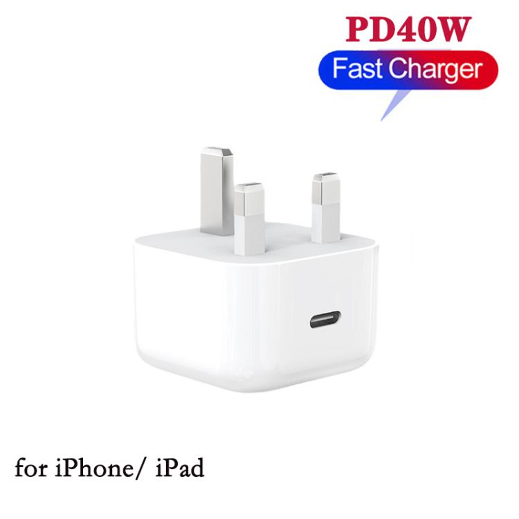A3365 PD40W USB-C / Type-C Interface Charger, UK Plug 2 A3365 PD40W USB-C / Type-C Interface Charger, UK Plug - Image 2