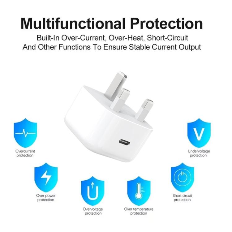 A3365 PD40W USB-C / Type-C Interface Charger, UK Plug 4 A3365 PD40W USB-C / Type-C Interface Charger, UK Plug - Image 4
