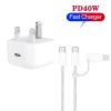 SYA0031602_1.jpg A3365 PD40W USB-C / Type-C Charger with Type-C to Type-C / 8 Pin Data Cable, ...