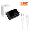 SYA0031901_B1.jpg TE-PD46 GaN 100W PD 45W Fully Compatible Charger with Type-C to Type-C Data C...