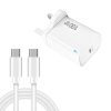 TE-PD46 GaN 100W PD 45W Fully Compatible Charger with Type-C to Type-C Data C...
