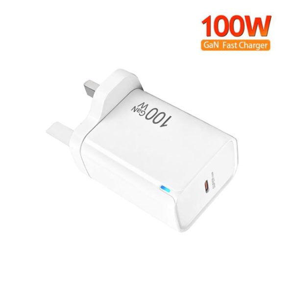 TE-PD46 GaN 100W PD 45W Fully Compatible Charger with Type-C to Type-C Data C...