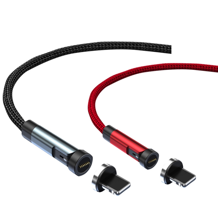 CC57 540 Degrees Rotary Magnetic Fast Charging Data Cable, 1m + 8Pin + Red, 2m + 8Pin + Red, 1m + 8Pin + Black, 2m + 8Pin + Black 2 CC57 540 Degrees Rotary Magnetic Fast Charging Data Cable, 1m + 8Pin + Red, 2m + 8Pin + Red, 1m + 8Pin + Black, 2m + 8Pin + Black - Image 2