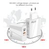 TBD06038265_B2.jpg A502 65W USB-C/Type-C+USB Dual Port GaN Charger QC3.0 Laptop Universal Charger, EU Plug Black, EU Plug White, US Plug Black, US Plug White, UK Plug Black, UK Plug White